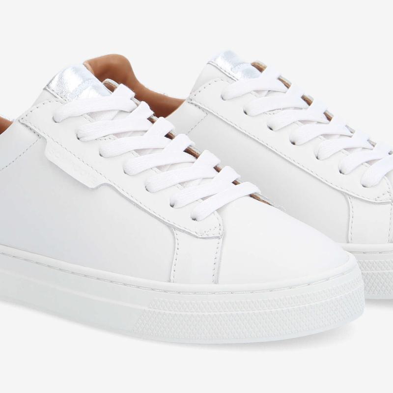 SPARKLE SNEAKER W - NAPPA/GALAXY - BLANC/ARGENT
